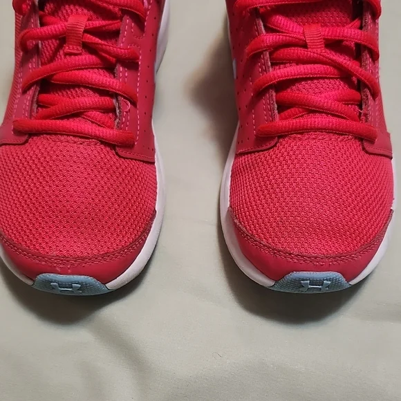 Under Armour Kids Red and Blue Sneakers - Picture 5 of 10